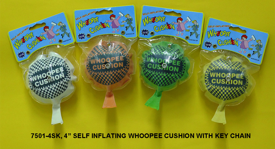 75014SK SELFINFLATING WHOOPEE CUSHION WITH KEY CHAIN, Taiwan 75014SK